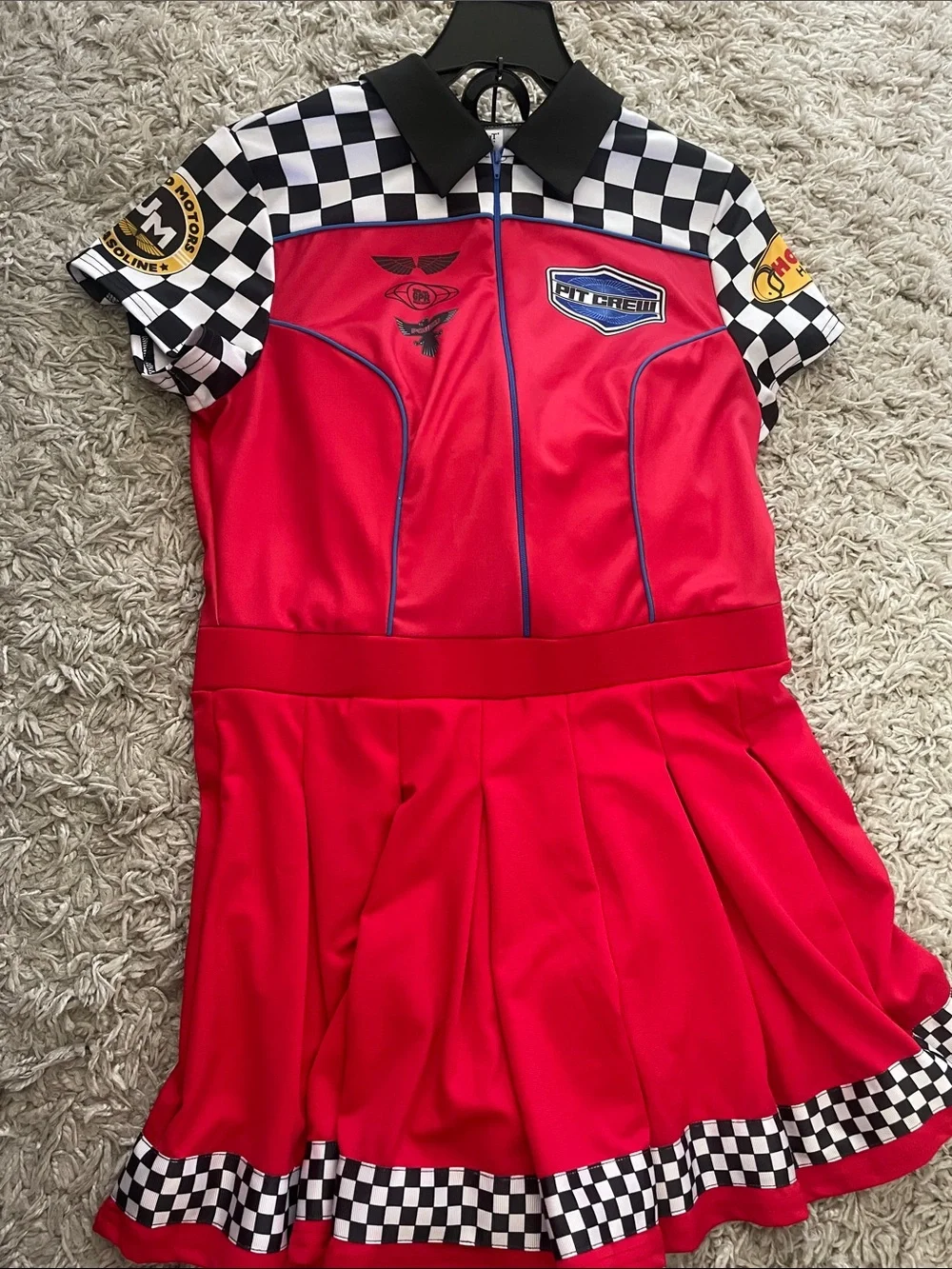 Girls' Red Racing Costume Dress